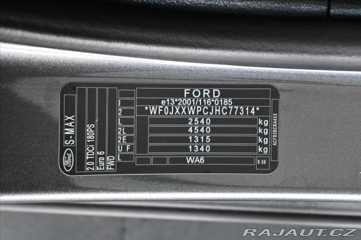 Ford S-MAX 2,0 TDCi 132 kW AT/6*7/Mí 2018