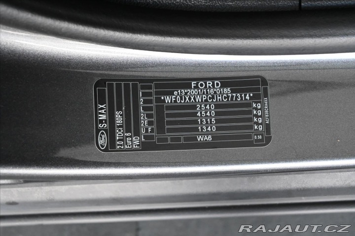 Ford S-MAX 2,0 TDCi 132 kW AT/6*7/Mí 2018