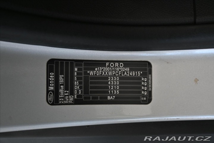 Ford Mondeo 2,0 ECOBLUE 110 kW*AT/8*Z 2020
