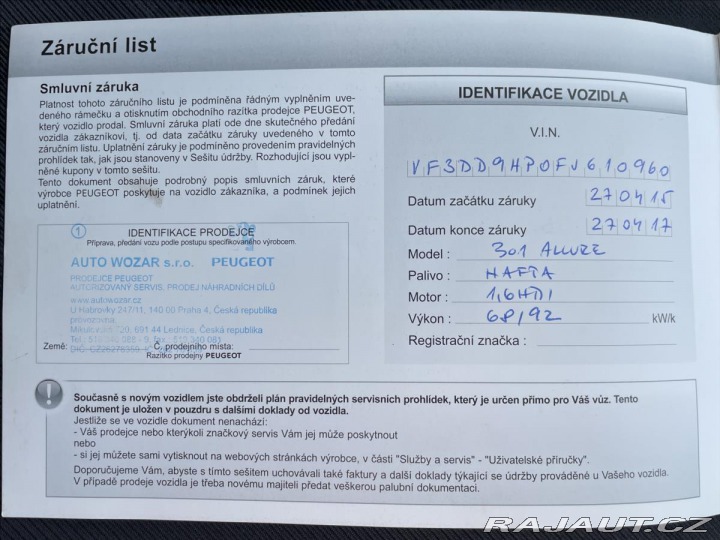 Peugeot 301 1,6 HDi D.Klima*Vyhř.Seda 2015