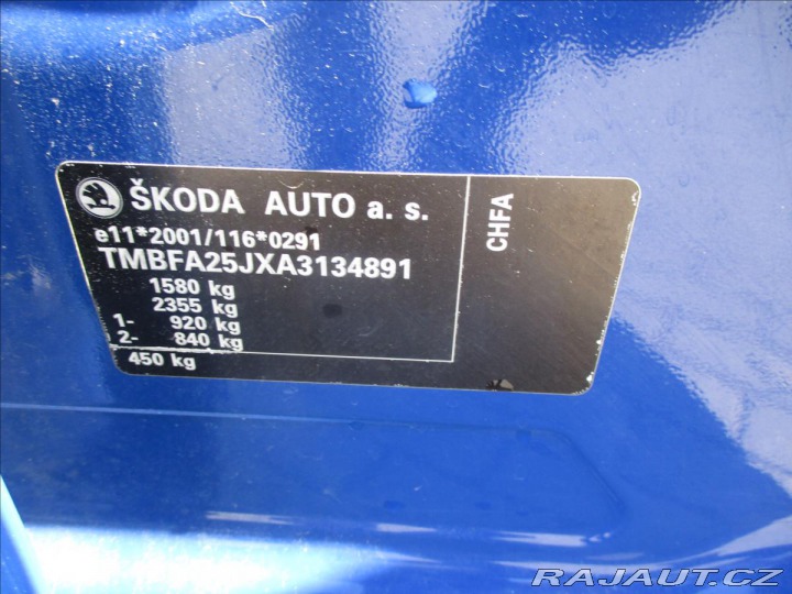 Škoda Fabia 1,2 HTP 44kW KLIMA Combi 2010