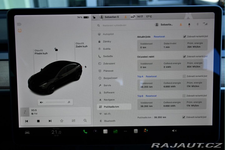 Tesla Model 3 STANDARD PLUS REZERVACE 2021