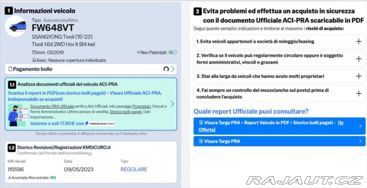 SsangYong Tivoli 1,6 e-XDi kamera ESP Klim 2019