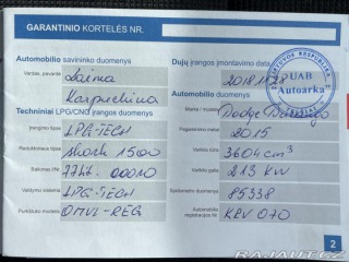 Dodge Durango 3,6 LPG V6 4x2 CITADEL 7- 2015