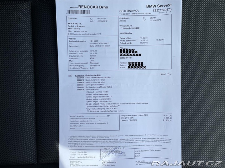 BMW 5 2,0 520d xDrive Xenony*Na 2015