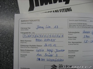 Suzuki Jimny 1,3 86PS  Ranger 4x4 2012