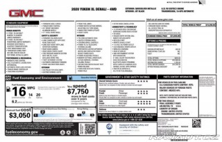 Chevrolet Ostatní modely GMC YUKON DENALI XL 4WD 2020
