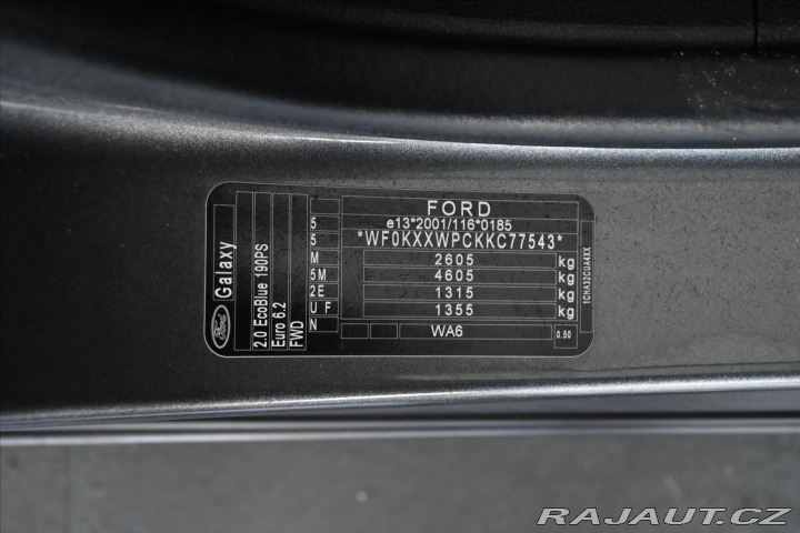 Ford Galaxy 2,0 ECOBLUE 140 kW AT/8 Z 2019