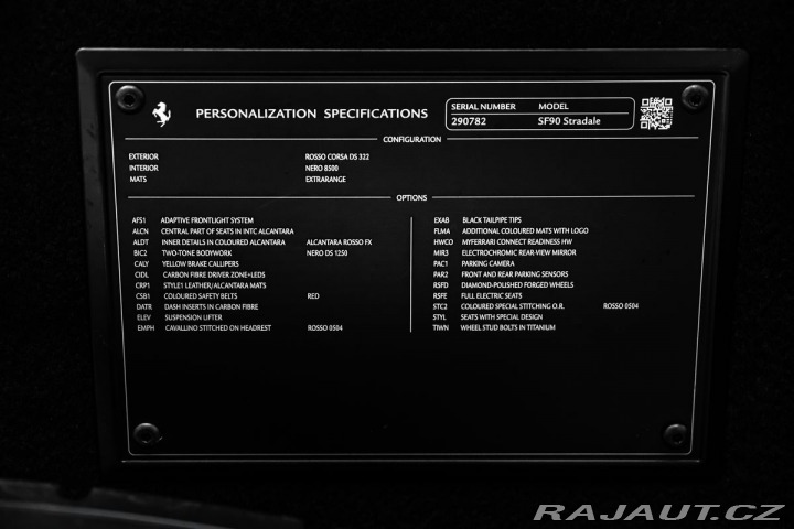 Ferrari SF90 Lift, kamera 1800