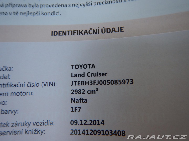 Toyota Land Cruiser 150 3.0 D-4D, AUTOMAT, TA 2014
