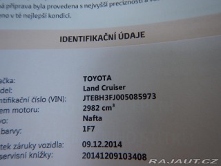 Toyota Land Cruiser 150 3.0 D-4D, AUTOMAT, TA 2014