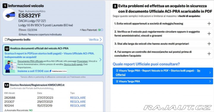 Dacia Lodgy 1,6 i 60kW LPG bez koroze 2014
