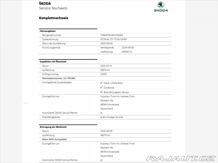 Škoda Octavia 1,5 TSI 110kW Style*Matri 2020