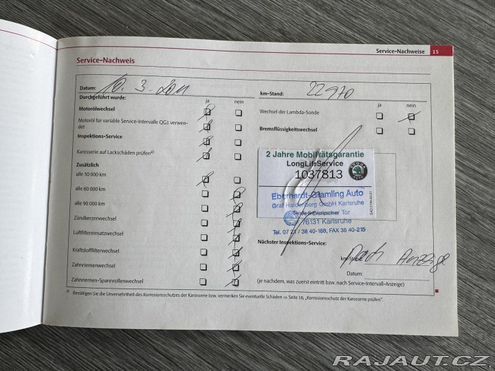 Škoda Octavia 1,6 MPI 75 KW 1.MAJITEL 2009