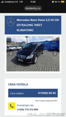 Mercedes-Benz Viano 3,0 165 kW LONG 1800