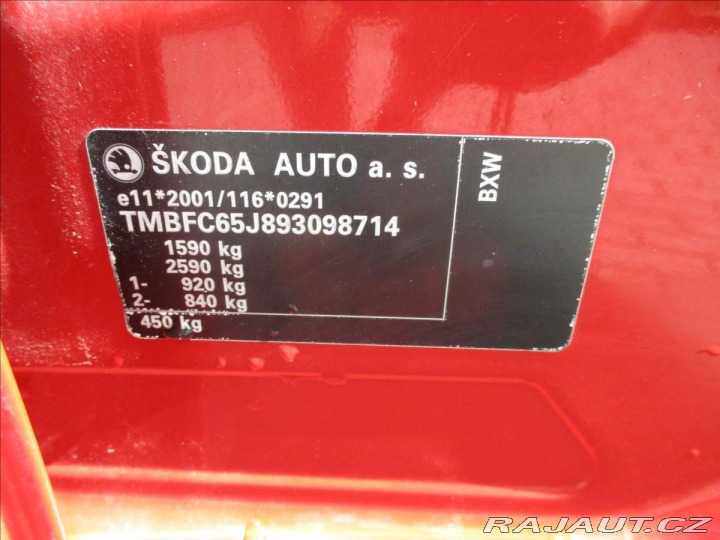 Škoda Fabia 1,4 i 16V 63kw Klima 2008