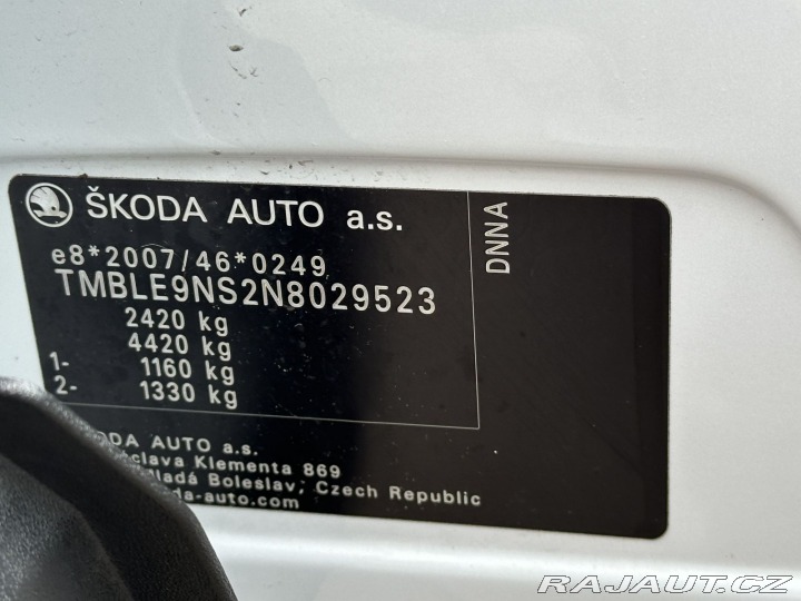 Škoda Kodiaq 2,0TSI 140kW 4x4 DSG 7.MÍ 2022