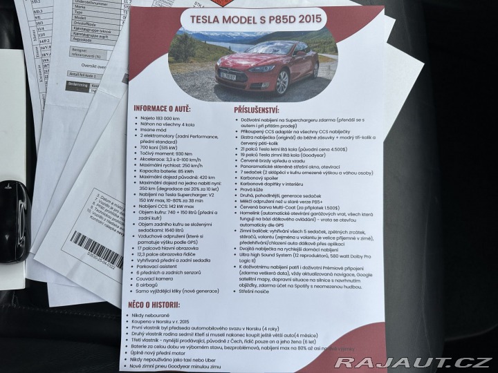 Tesla Model S SP85D 4x4 FREE SUPERCHARG 2015