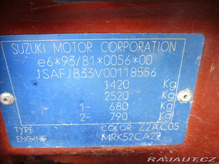 Suzuki Jimny 1,3 i 59kw 4x4 tažné 1999