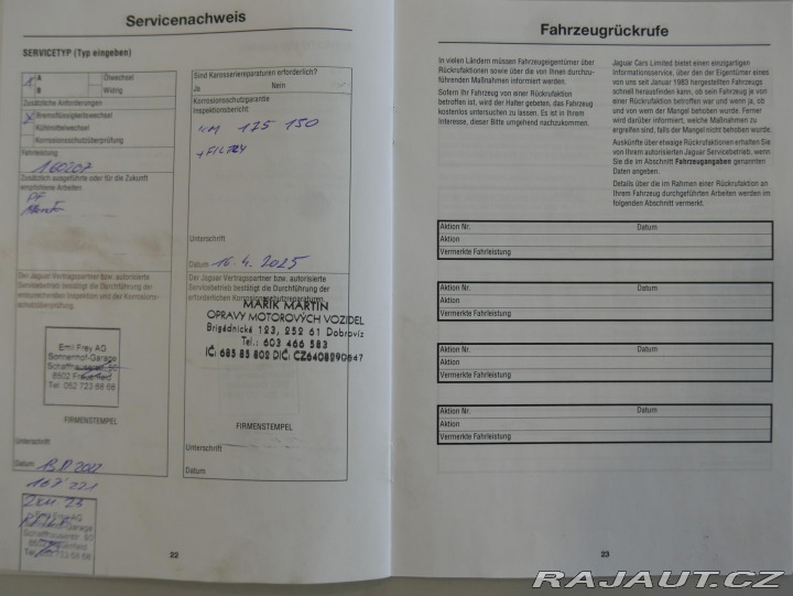 Jaguar XF 3,0D Premium Luxury REZER 2010
