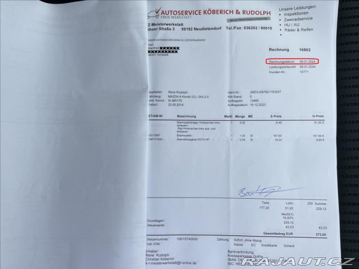 Mazda 6 2,0 i Skyactiv-G165 Xenon 2014