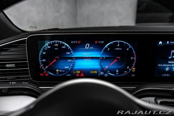 Mercedes-Benz GLE Tažné, head-up, asistenty 2019