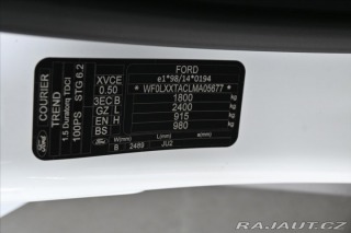 Ford Tourneo Courier 1,5 TDCi 75kW Záruka až 5 2021
