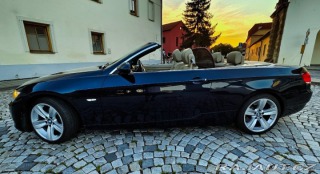 BMW 3 335i e93 2007 modro černá 2007