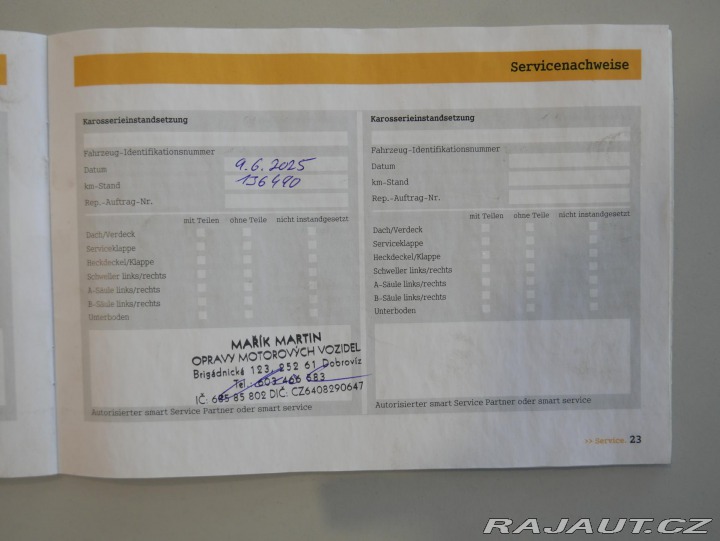 Smart Fortwo 0,8 cdi Cabrio REZERVACE 2008