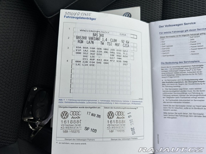 Volkswagen Golf 1,4TSI 92kW LOUNGE TAŽNÉ 2015
