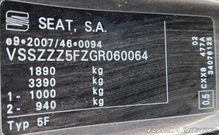 Seat Leon 1,6 1800
