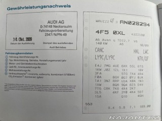 Audi A6 2,7 TDi 140 kW QUATTRO AV 2009