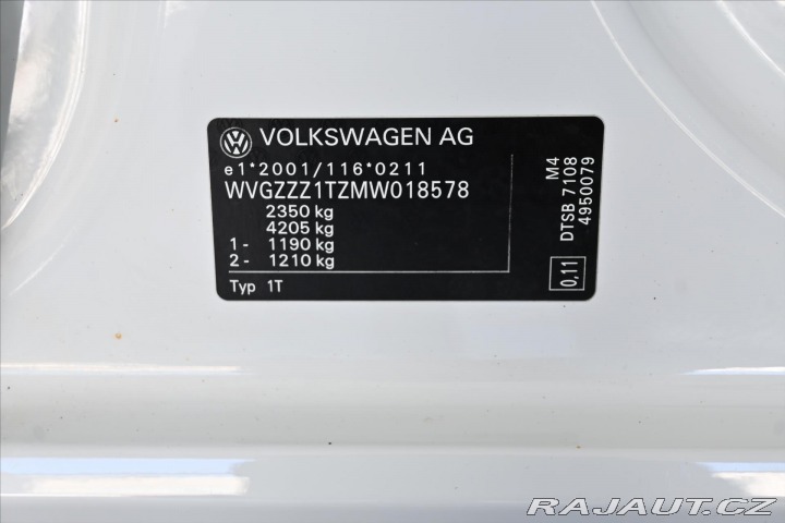Volkswagen Touran 2,0 TDi 110kW DSG NAVI 7M 2020