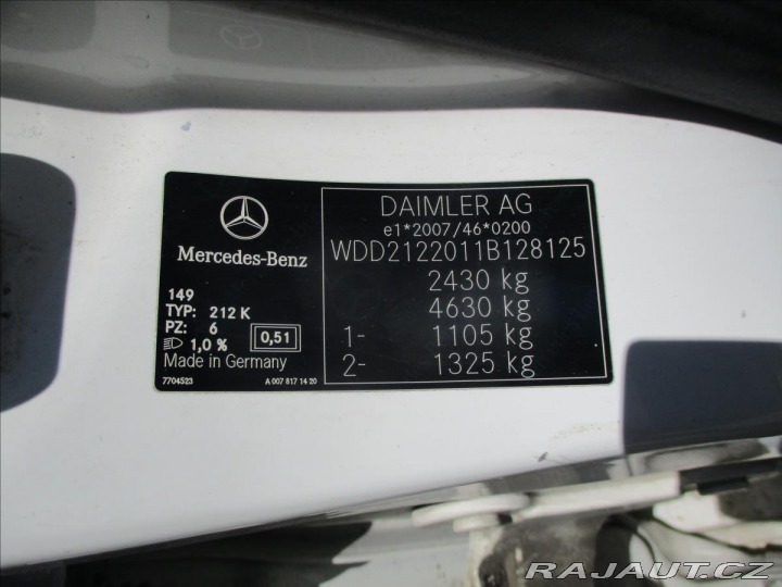 Mercedes-Benz E 2,2 CDi 220 125kw Ambient 2015