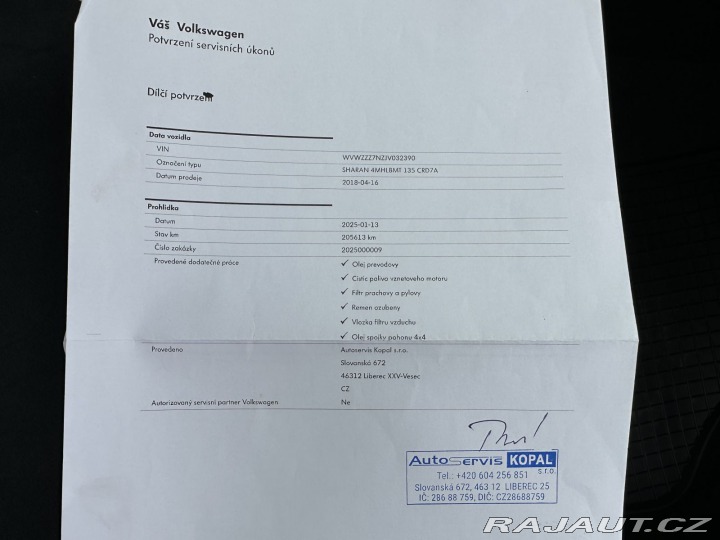 Volkswagen Sharan 2,0TDI 135kW DSG 4x4 HIGH 2018