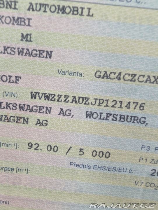 Volkswagen Golf 1,5 TSI přečipováno, 57 2018