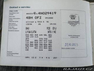 Audi A6 QUATTRO 2,5TDI BAU 132 KW 2003