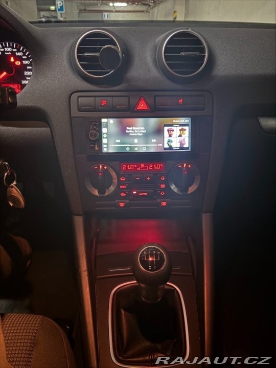 Audi A3 1,6 MPI 75 kW, černá me 2007