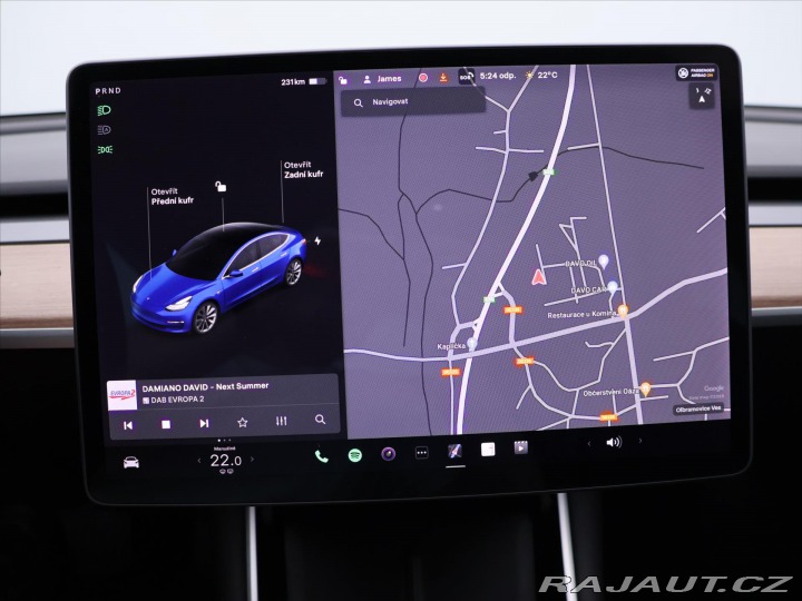 Tesla Model 3 Long Range AWD FSD3 záruk 2019