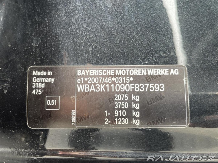 BMW 3 2.0 318dT Kůže*Vyhř.Sport 2015