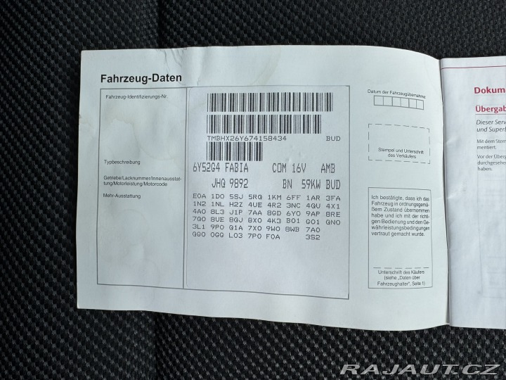 Škoda Fabia 1,4 59 KW STK SK KM 2007