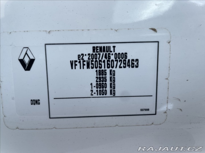 Renault Kangoo 1,5 DCi 55kw Klima, CZaut 2018