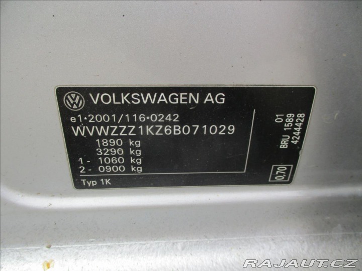 Volkswagen Golf 1,9 TDi 66kw Trend Tažné 2006