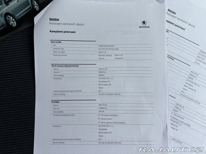 Škoda Octavia 2,0TDI 110kW DSG STYLE 1. 2019