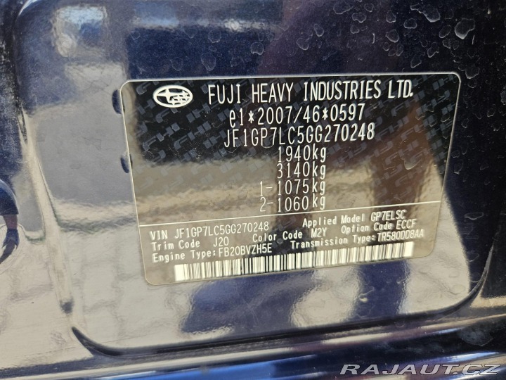 Subaru XV 2,0i CVT Comfort MY 2016 2016
