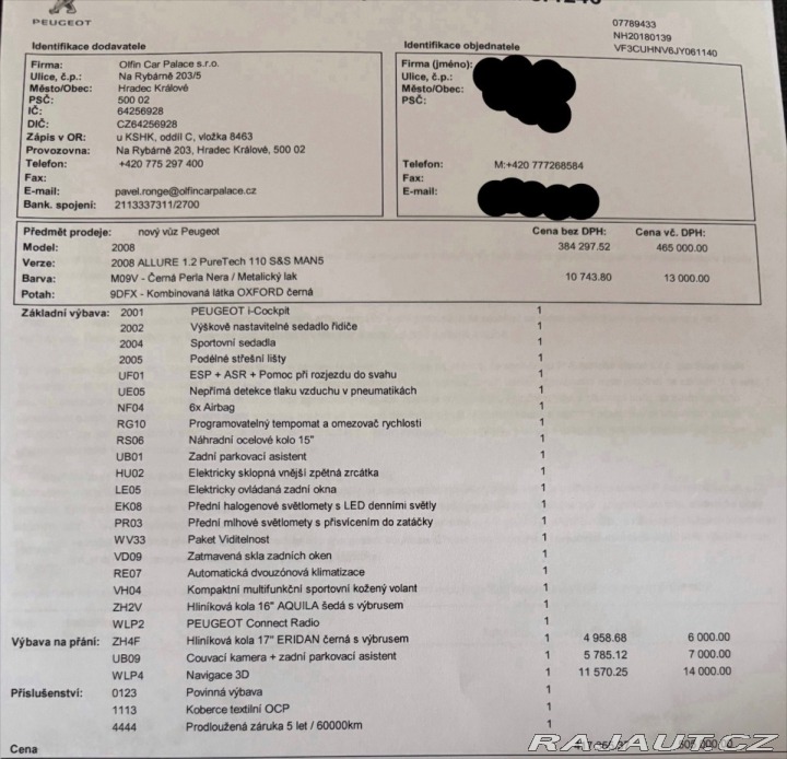 Peugeot 2008 2008 TOP stav - 119 000 k 2018