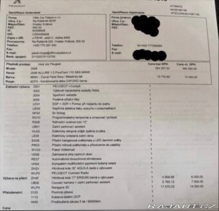 Peugeot 2008 2008 TOP stav - 119 000 k 2008