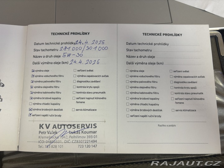 Opel Vivaro Střeš. nosič, Servis k. 2008