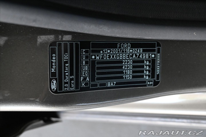Ford Mondeo 2,0 TDCi 103 kW POWERSHIF 2012