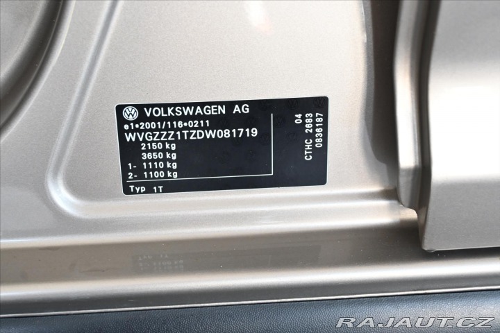 Volkswagen Touran 1,4 TSI 103 kW DSG HIGHLI 2013